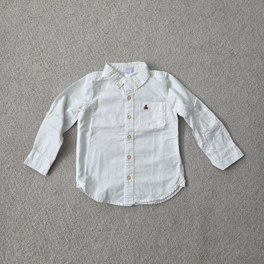 Never Worn GAP White Button Down Kids Shirt